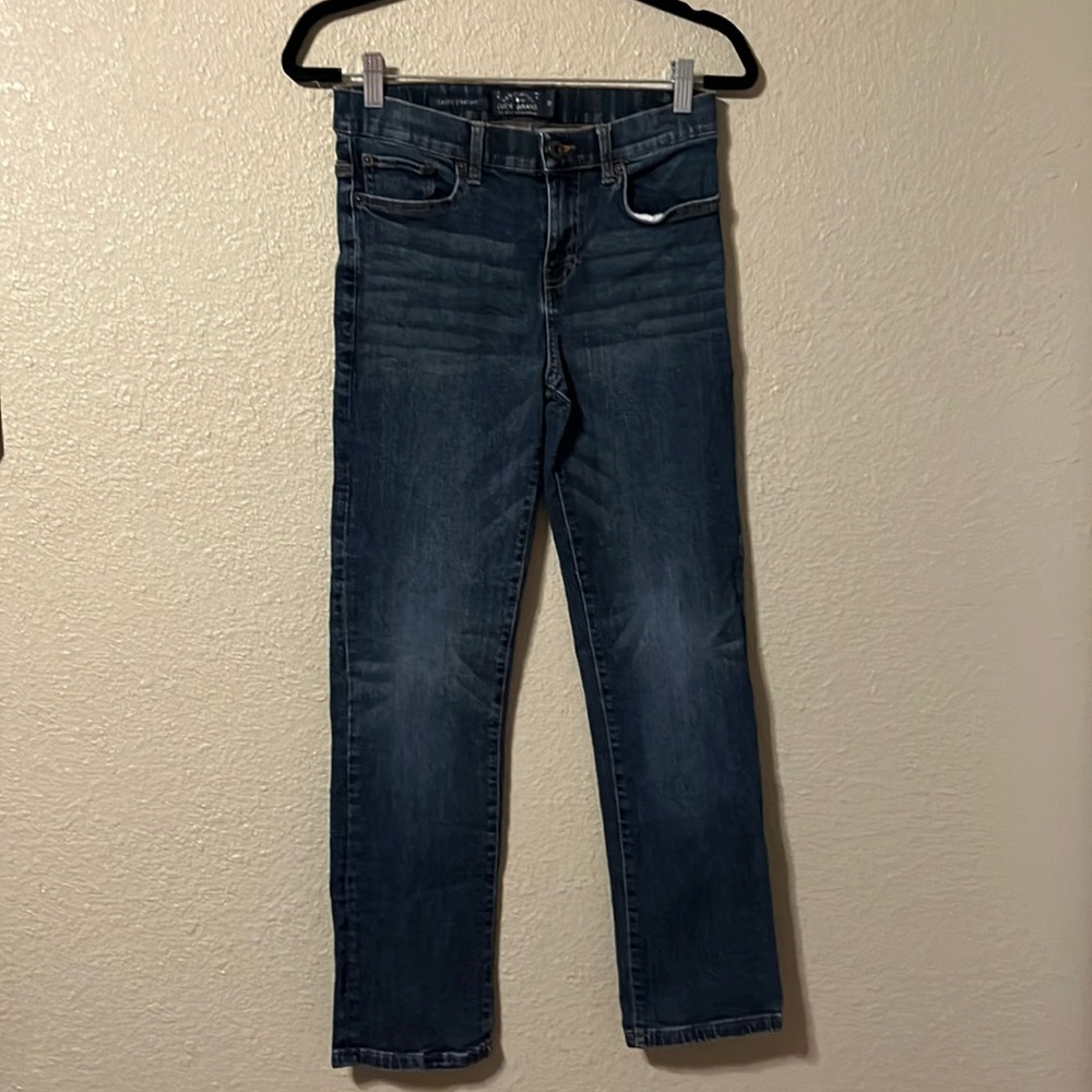 Lucky brand, classic straight girls jeans, size 12